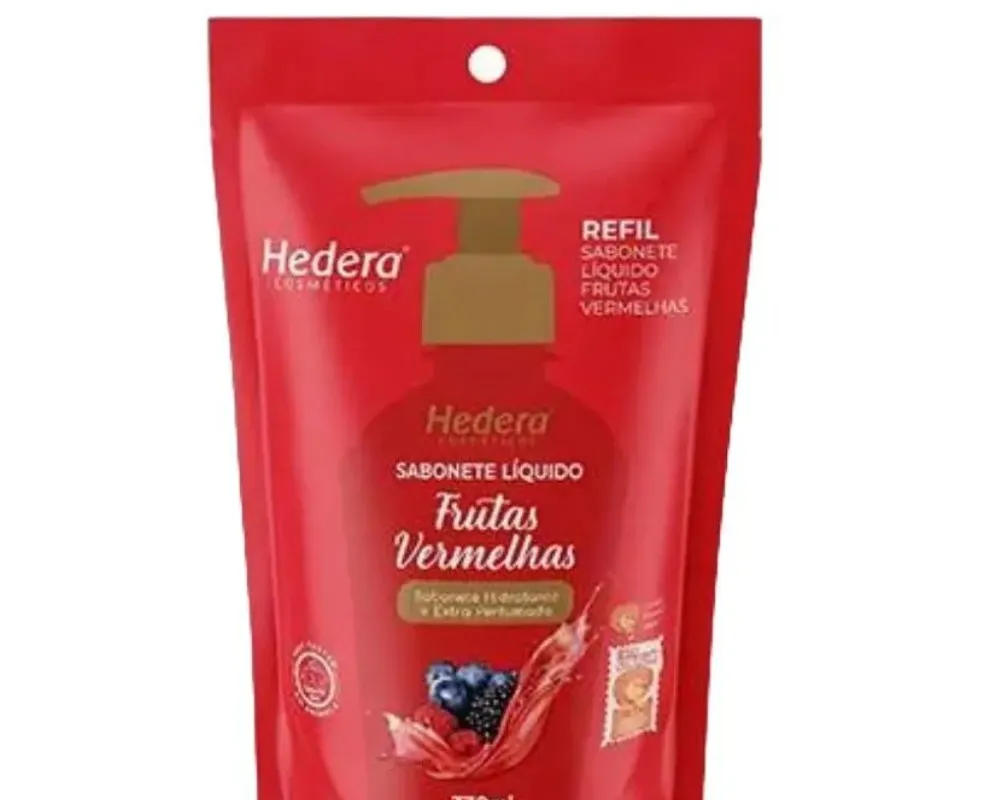 SABONETE LIQUIDO HEDERA FRUTAS VERMELHAS REF 200ML