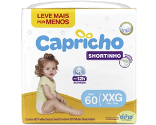 FRALDA CAPRICHO SHORT BAG XXG 60UN