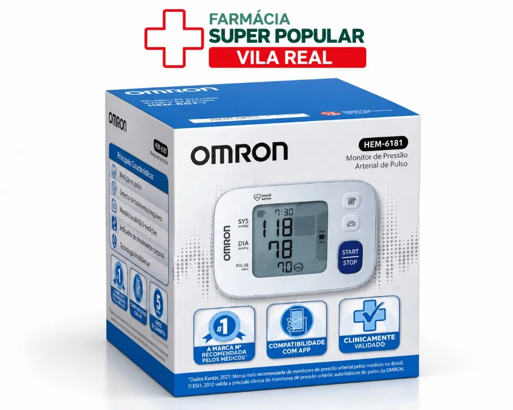 AP PRESSAO OMRON DIG 6181 1UN