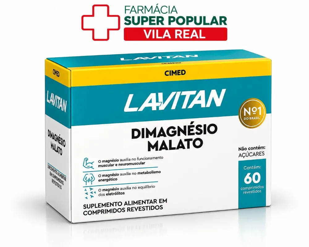 LAVITAN DIMAGNESIO MALATO 60CP