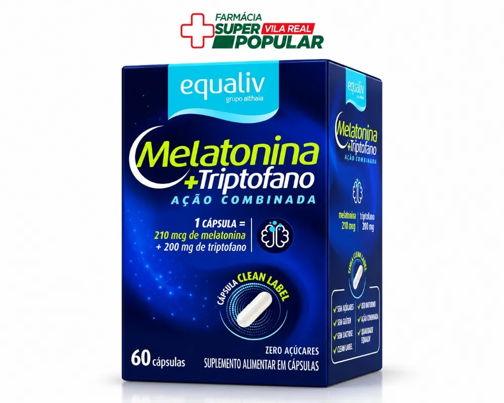 MELATONINA+TRIPTOFANO 60CAP