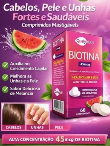 BIOTINA 45MCG MELAN 60CP MAST