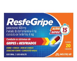 RESFEGRIPE 20CAPS