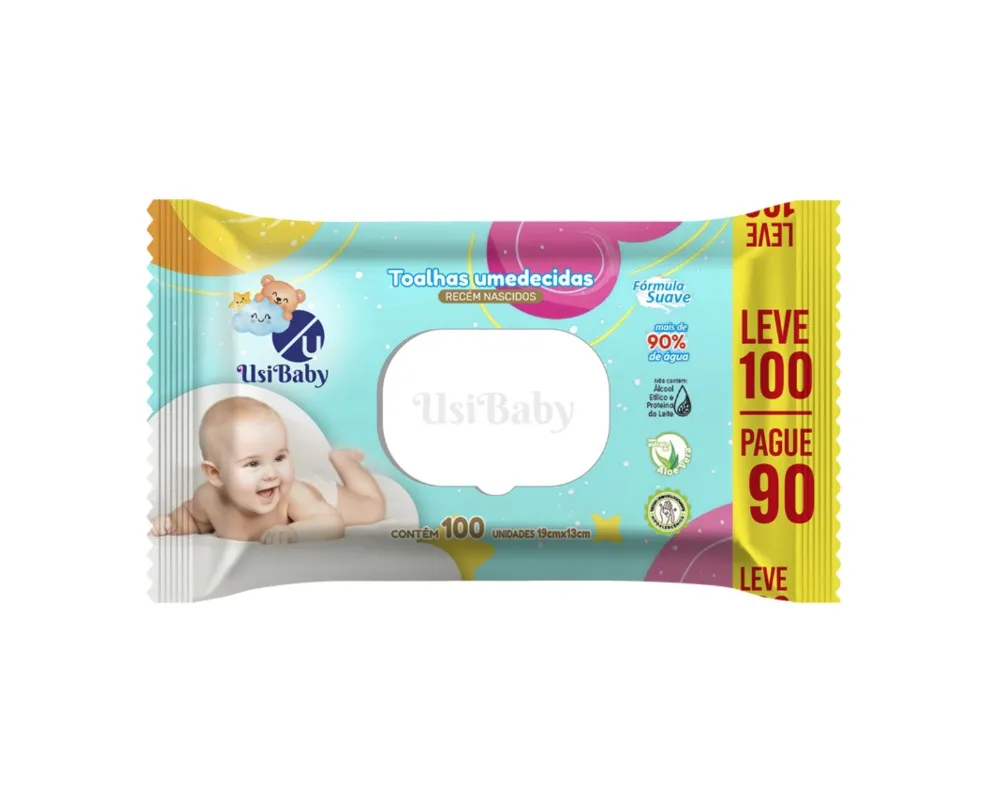 TOALHA UMED USIBABY 100UN