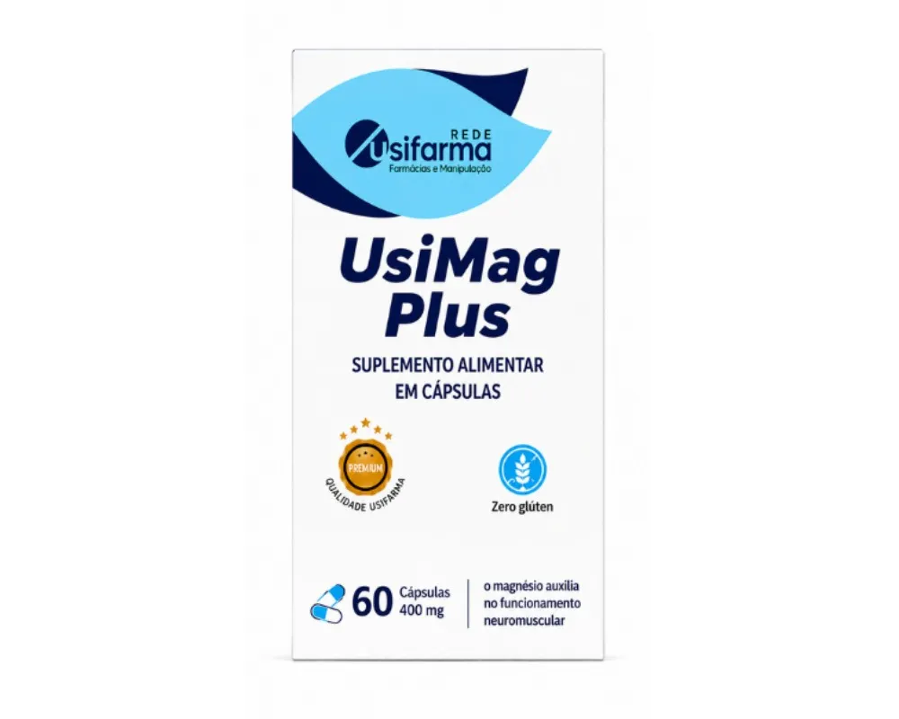 USIMAG PLUS 400MG 60CAPS