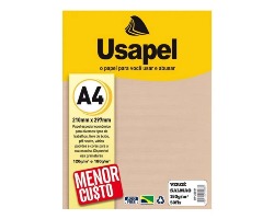 PAPEL ESPECIAL A4 VERGE SALMAO 180G 50FL