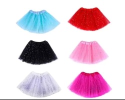 SAIA DE TULE DECORADA FOR-1111 SORT