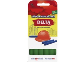 LAPIS CERA ESTACA BT C/12 UN VERDE