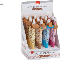 CANETA BRW GEL 0.7 APAG.DIVERT.CAPIVARA