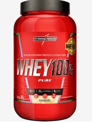 WHEY 100 PURE BAUNILHA 900G INTEGRALMEDICA
