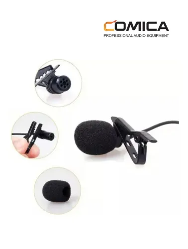 MICROFONE DE LAPELA CVM-V01CP(4.5M)P/CAMERA COMICA