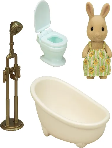 Conjunto Hora do Banho: Menina Coelho Raio de Sol - Sylvanian Families