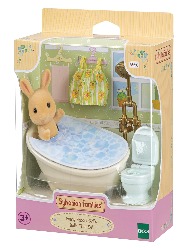 Conjunto Hora do Banho: Menina Coelho Raio de Sol - Sylvanian Families