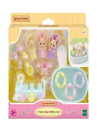 Conjunto Hora do Banho: Trigêmeos - Sylvanian Families