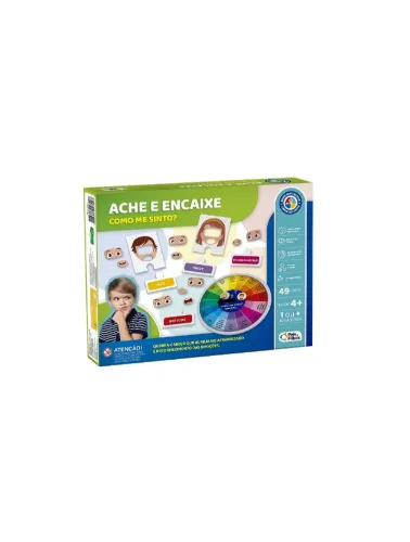 Ache e Encaixe - Brinquedo Pedagógico