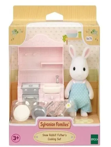 Conj. Cozinha Papai Coelho Neve: Sylvanian Families