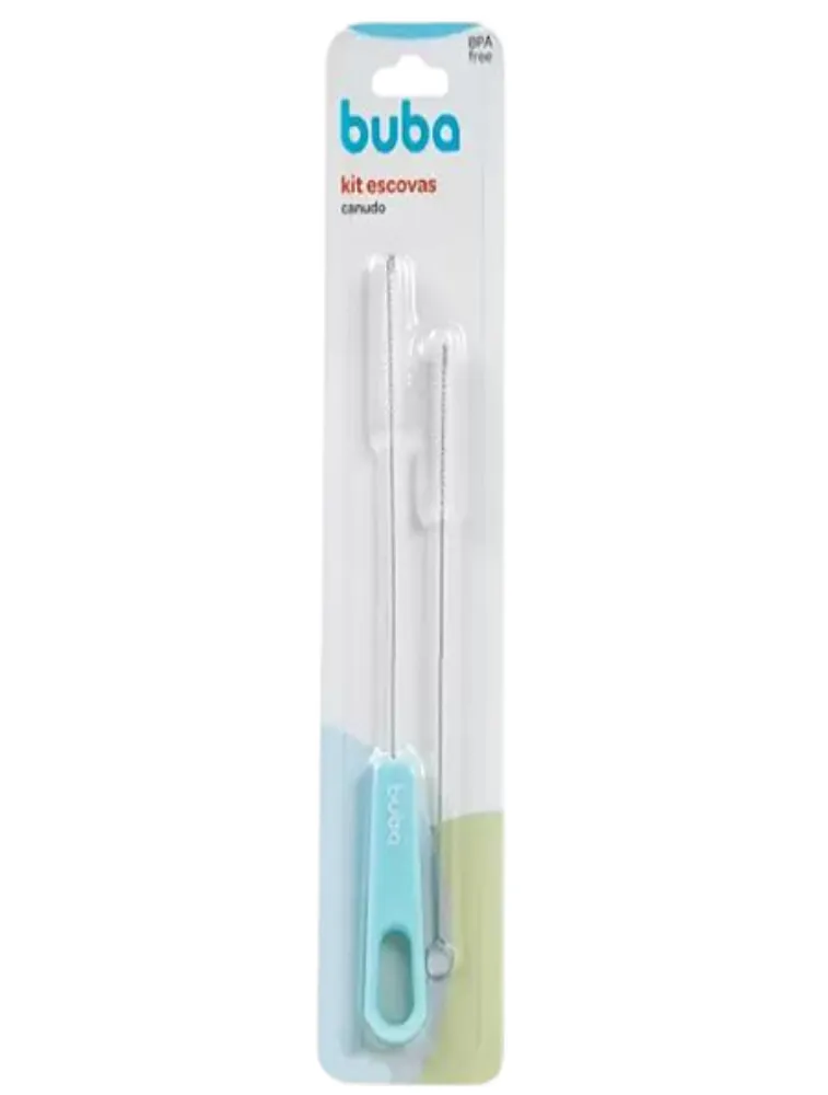Escova de Limpeza para Canudo Azul