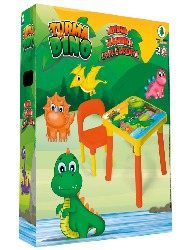 Mesa com Cadeira: Turma do Dino
