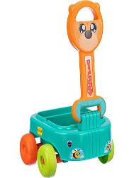 Carrinho de Puxar Urso com Bloco