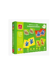 Jogo da Memória em Madeira: Dinossauros - 24pçs
