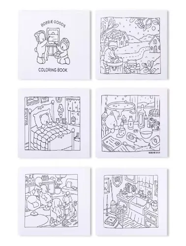 Livro de Colorir Bobbie Goods Caderno Espiral com Desenhos