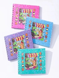 Livro de Colorir Bobbie Goods Caderno Espiral com Desenhos