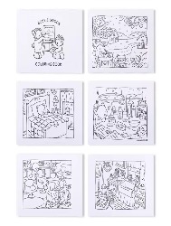 Livro de Colorir Bobbie Goods Caderno Espiral com Desenhos