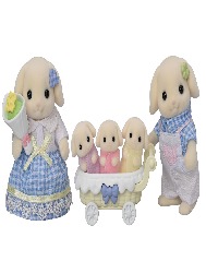 Família dos Coelhos Floral: Sylvanian Families