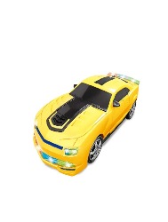 Carro Robô Bate e Volta - Amarelo
