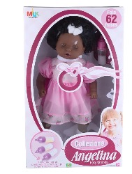 Boneca Bebê Negra: Fala 62 frases
