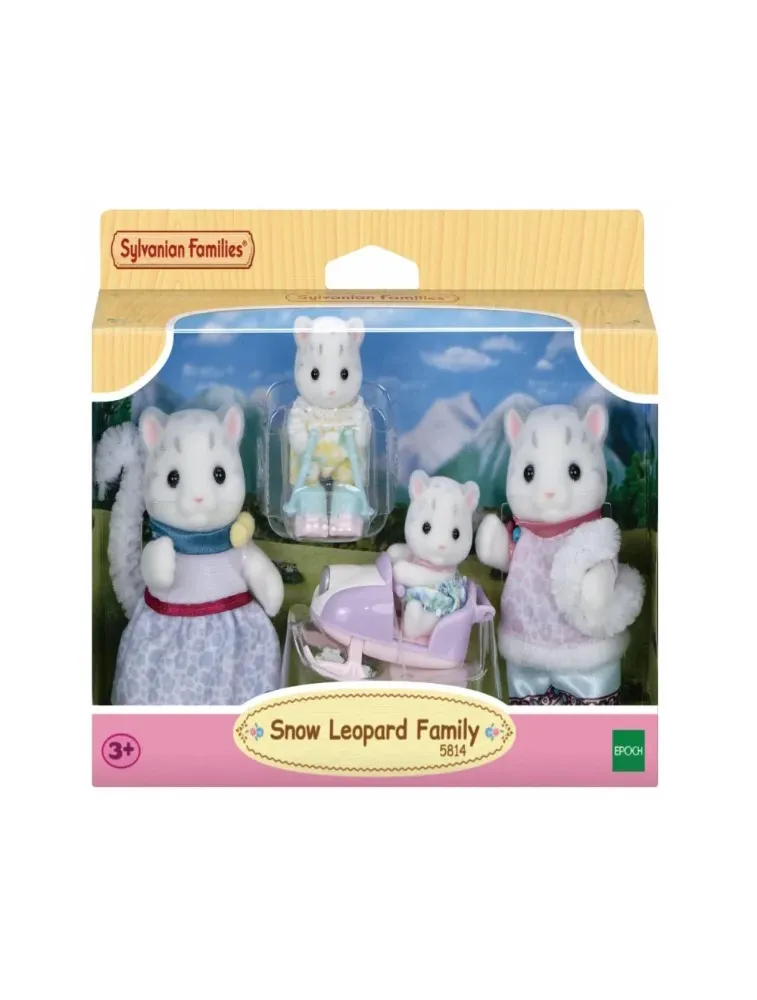 Família dos Leopardos da Neve - Sylvanian Families