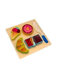 Crec com Faca e Velcro em MDF - DOCES