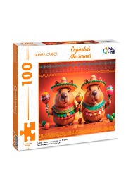 Quebra-cabeça: 100 peças - Capivara