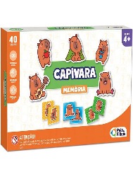 Jogo da Memória: Capivara - 40 peças