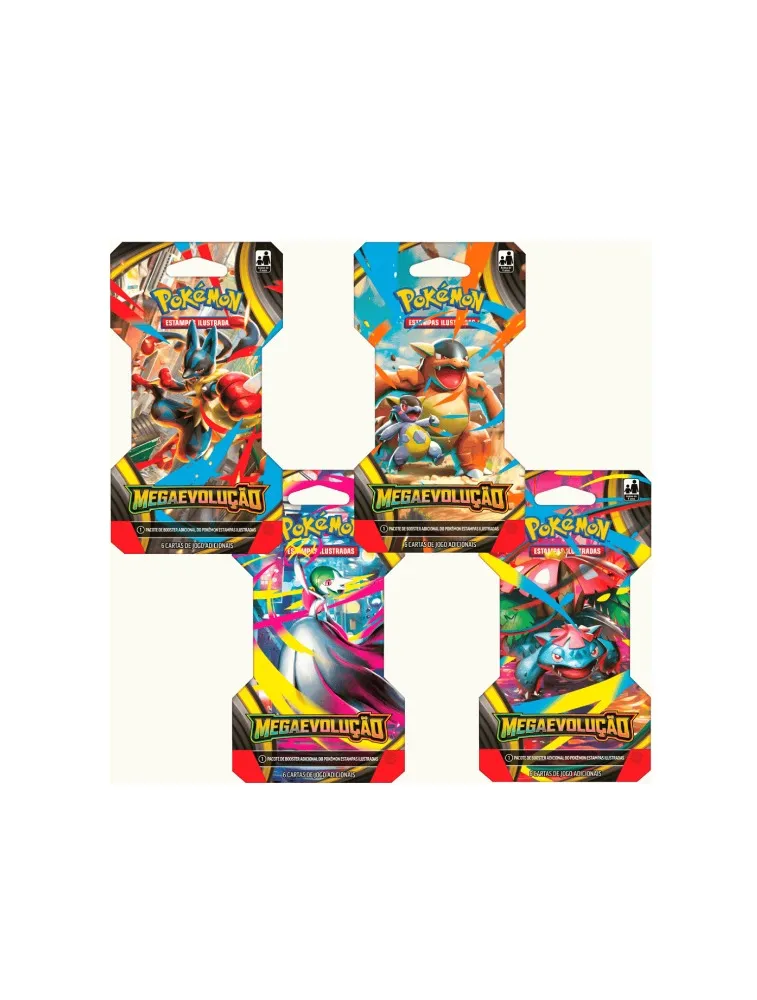 Blister Unitário: Pokemón - Mega Evolução