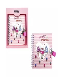 Diário Candy Rosa e Salmão