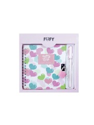 Kit Diário Amor Rosa