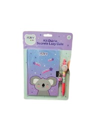 Kit Diário Secreto Lazy Cute
