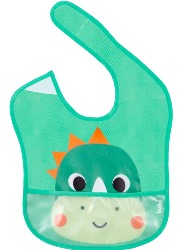 Babador com Bolso Zoo Dino