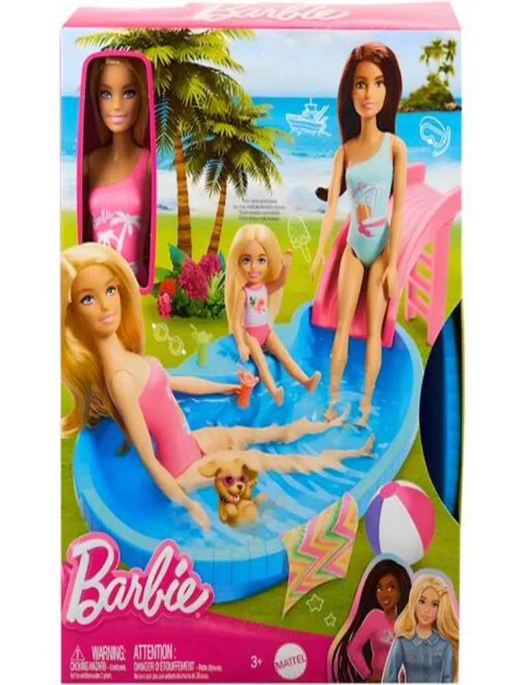 Barbie Estate: Piscina Glam com Boneca Loira
