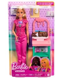 Barbie Profissões: Conjunto de Cuidados