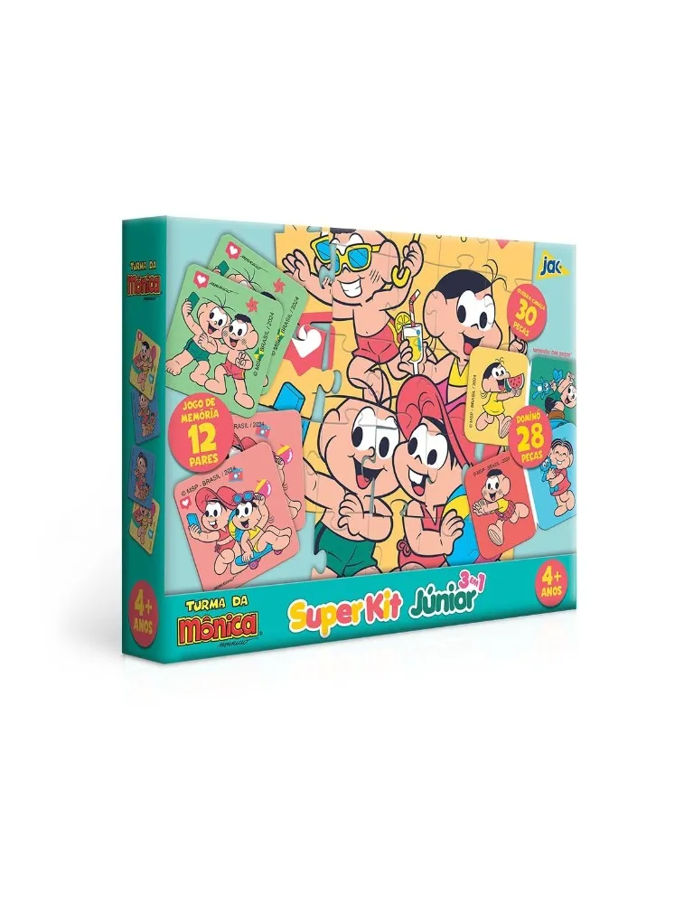 Jogo da Turma da Mônica: Super Kit Junior
