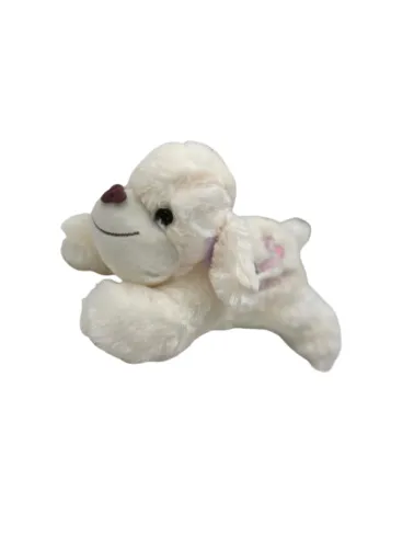 Cachorro Poodle 30cm - Mensagem de Amor