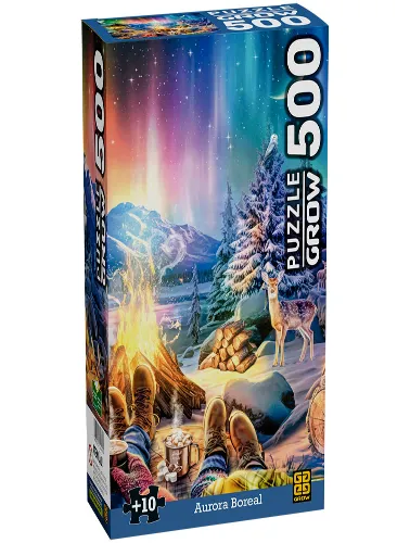 Quebra-Cabeça: 500 peças - Aurora Boreal
