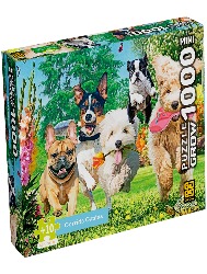 Mini Quebra-Cabeça: 1000 peças Corrida Canina