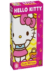 Quebra-Cabeça: 100 peças - Hello Kitty