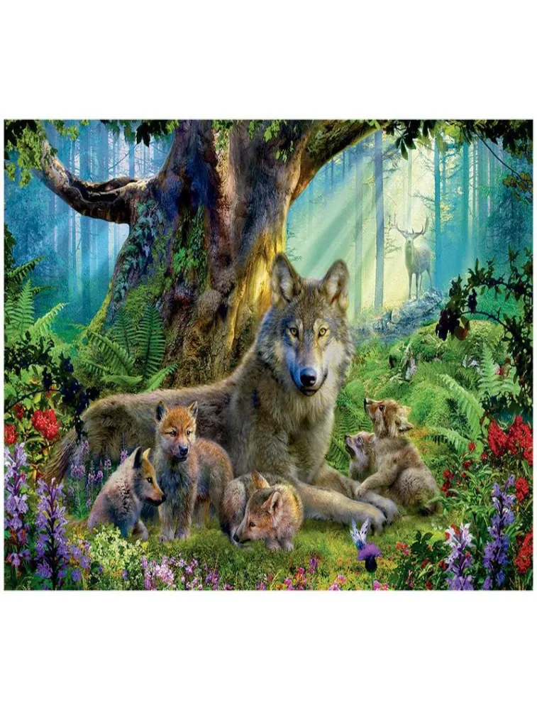 Quebra-Cabeça: 150 peças Lobos