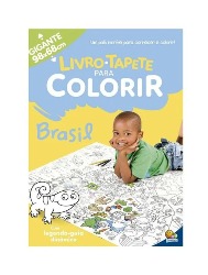 Livro Tapete Infantil de Colorir BRASIL