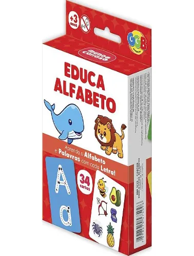 Jogo de Cartas: Educa Alfabeto