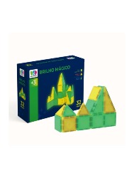 Blocos Magneticos Brilho Magico 32 Pecas